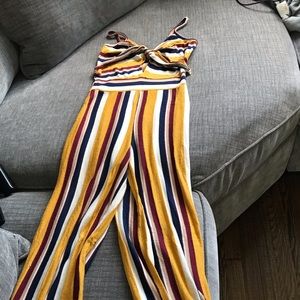 Long pant romper